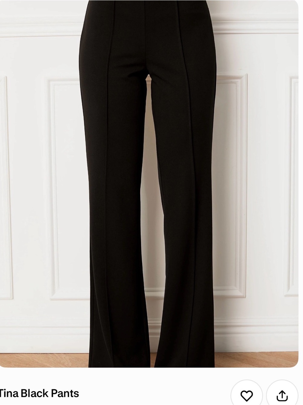 Tina Black Pants from Priceless Shops
